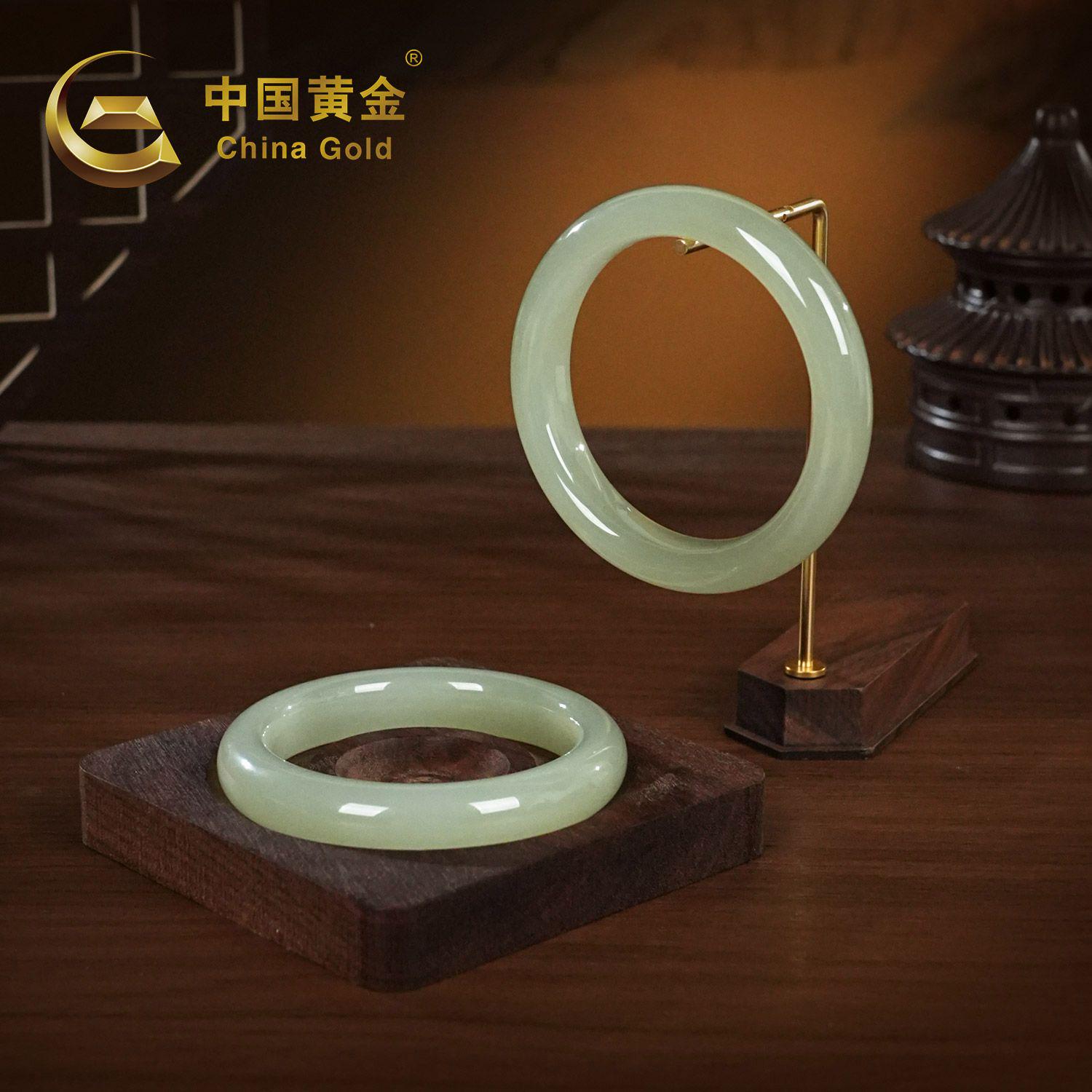 Qinghai Hetian Nephrite Jade Bangle — Qinghai jade