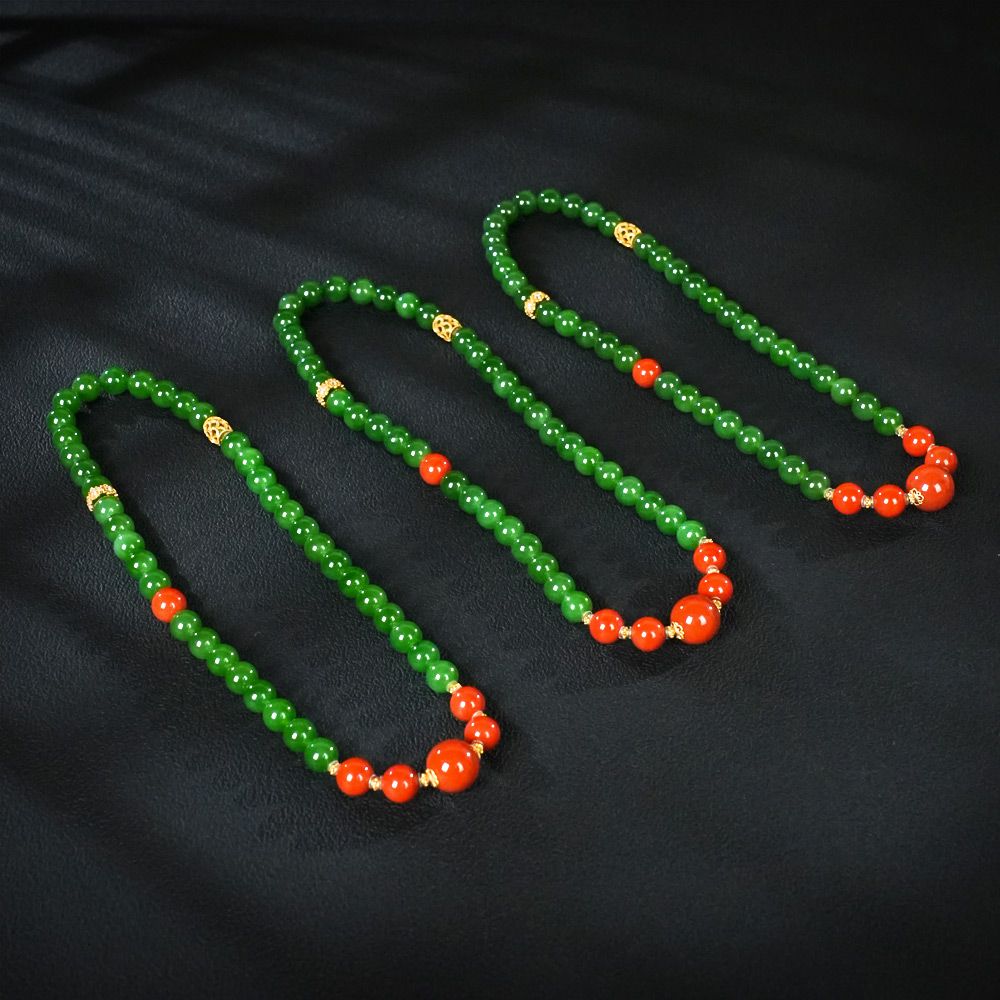 Russian Green Nephrite Jade Bracelet — Russian jade