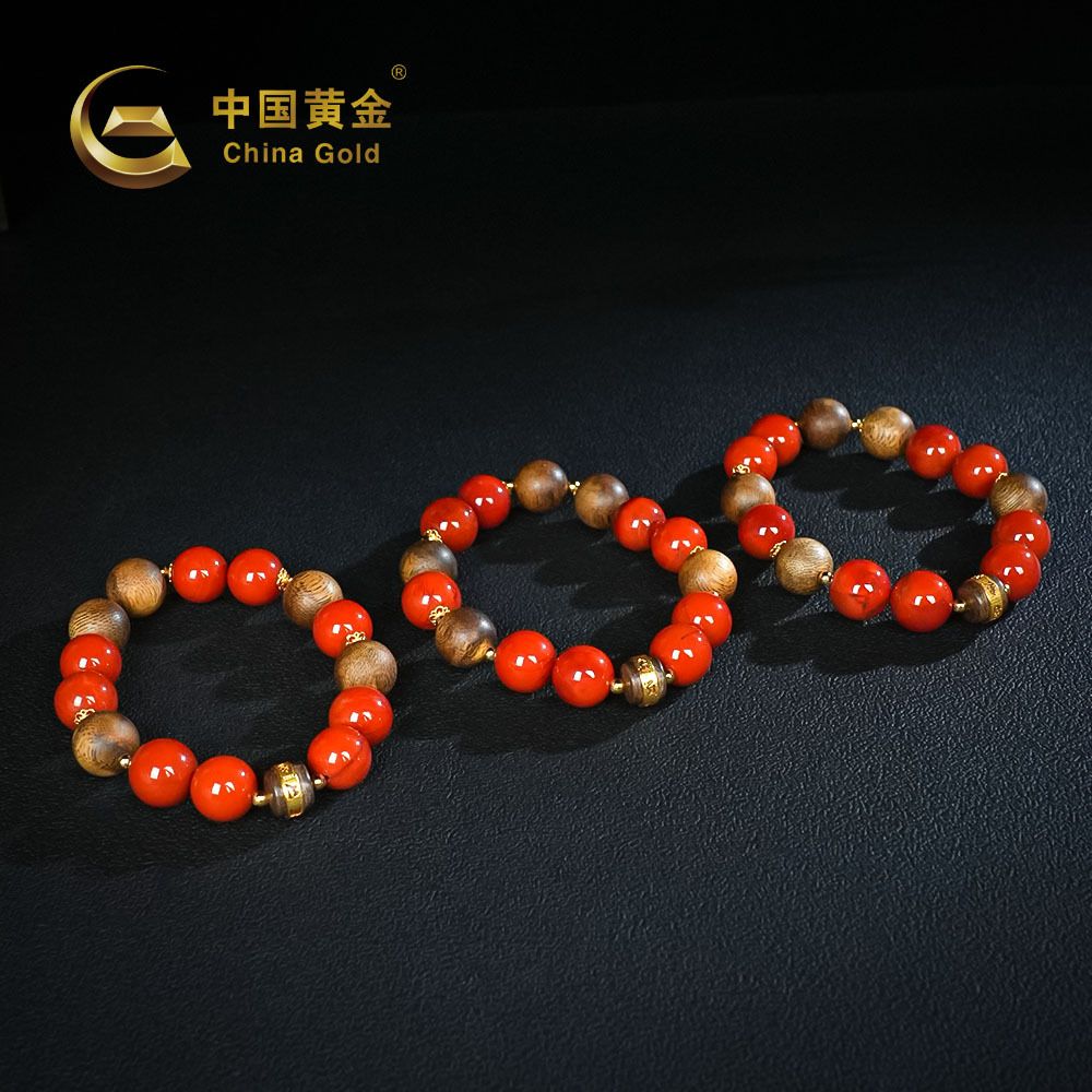 Sichuan Nanhong Agate Bracelet — Sichuan jade