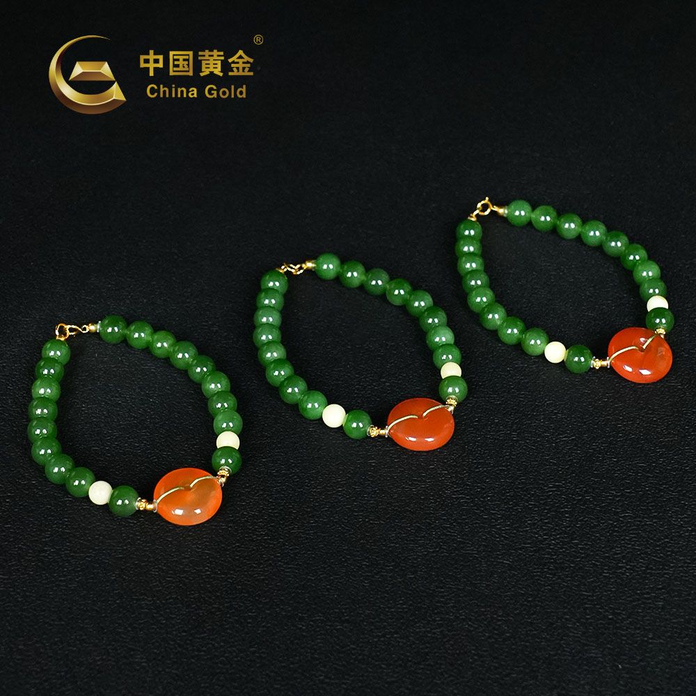 Russian Green Nephrite Jade Bracelet — Russian jade